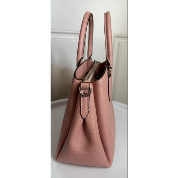 Women's Coach Pink Pebbled Leather Satchel Bag One Size - Picture 3 of 14